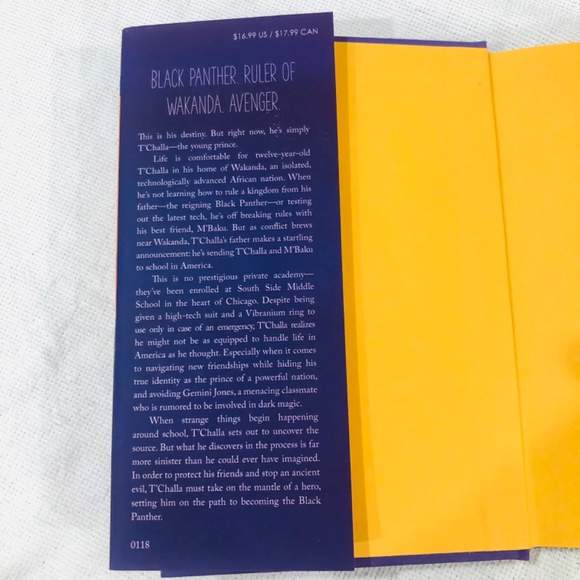 Book Black Panther young Prince first edition Marvel Press - Picture 2 of 8